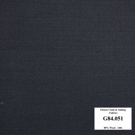 G84.051 Kevinlli V7 - Vải Suit 80% Wool - Xanh đen